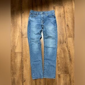 Big E Levi's 511 blue jeans - classic straight leg style #indie 29x32